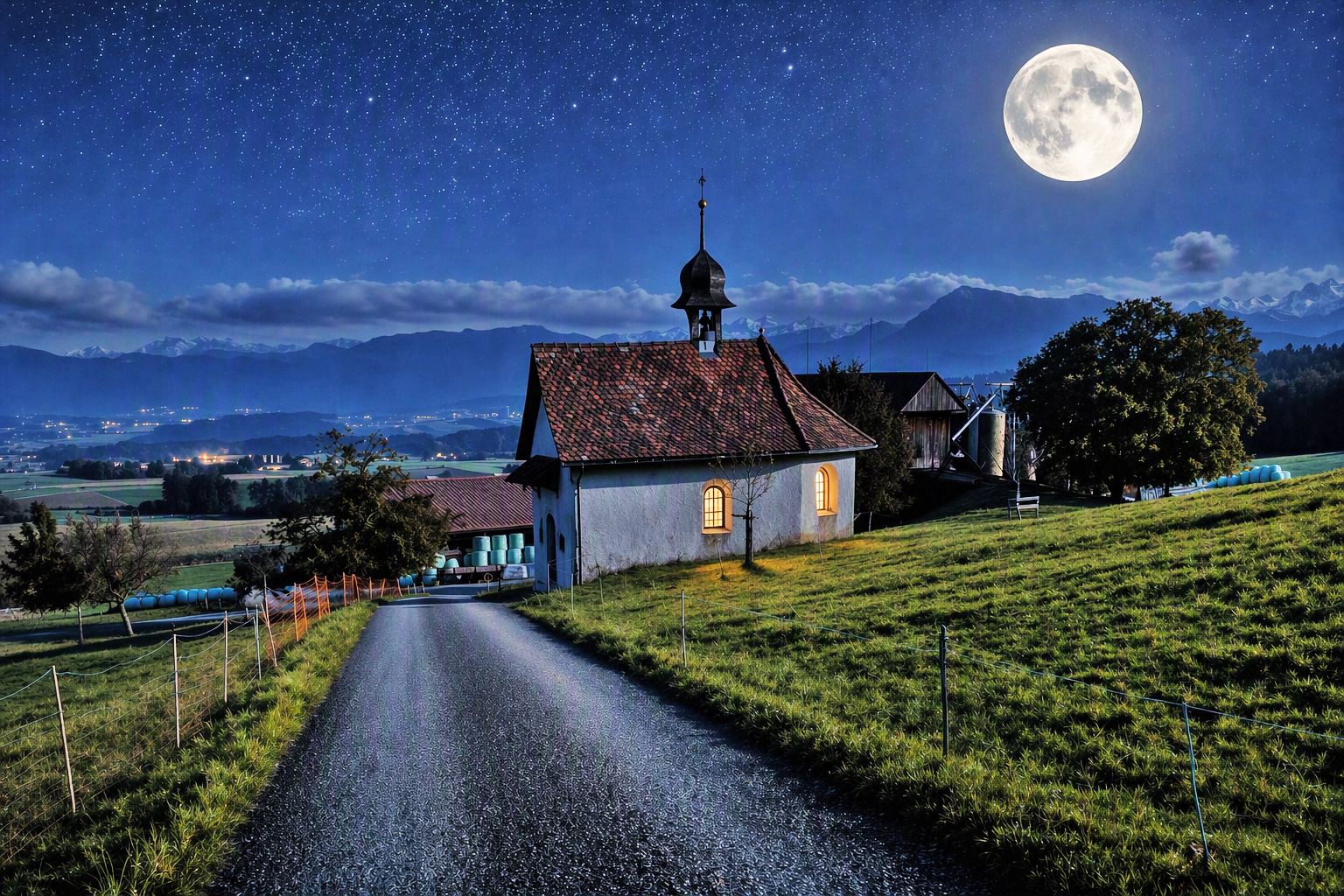 Vollmondwanderung und Vollmondbar - Kapelle Holderstock